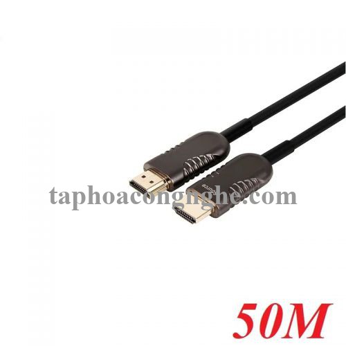 Unitek 97884 Y-C1033BK 4k 60Hz chuẩn 2.0 50M Màu Xanh Lam Cáp Hdmi sợi quang Ultrapro 30097884